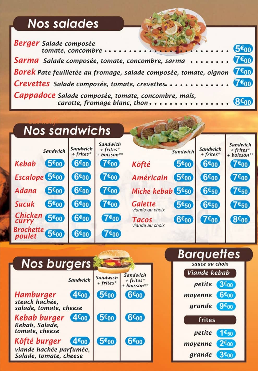 Le Cappadoce — carte page 1