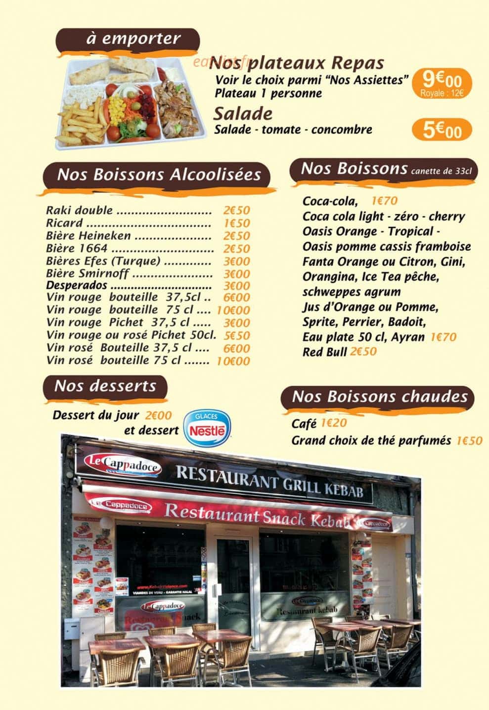 Le Cappadoce — carte page 3