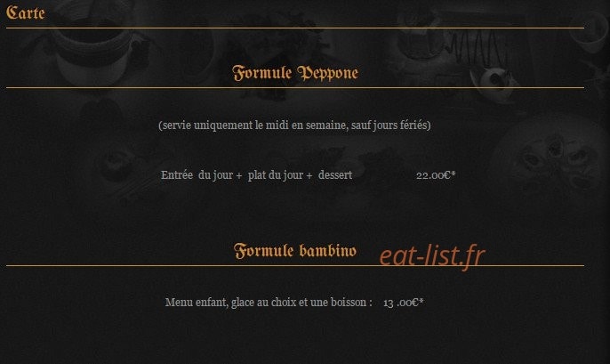 Le Don Camillo — carte page 1