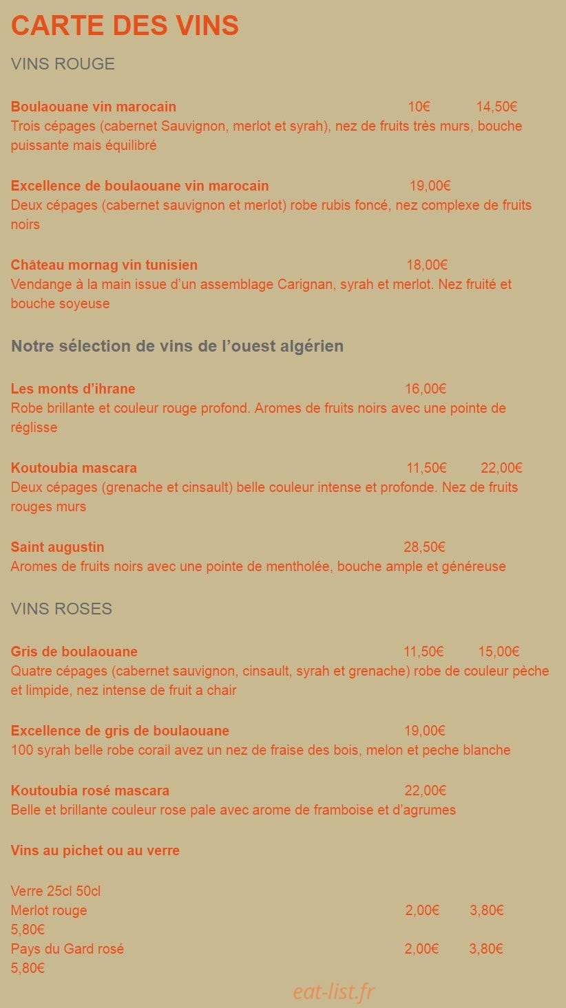Le Familial — carte page 5