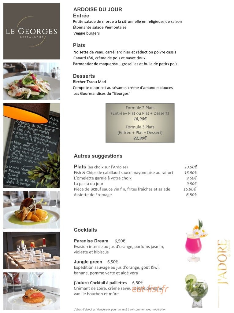 Le Georges — carte page 1