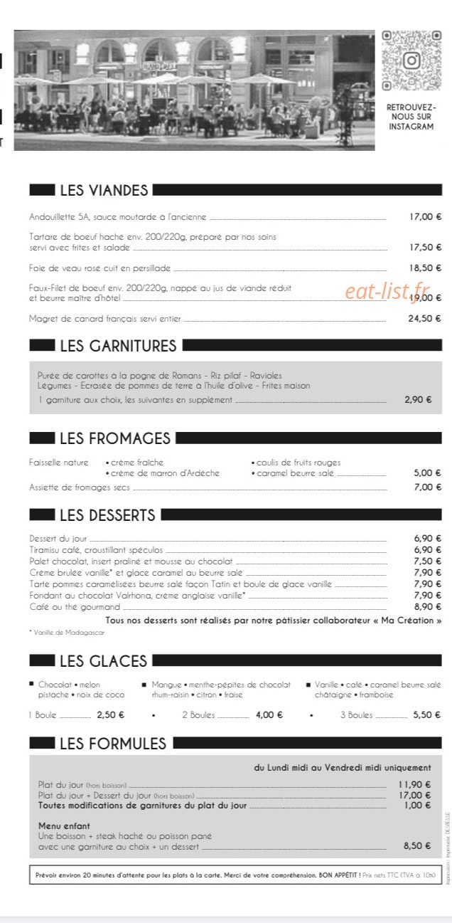 Le Grand Café — carte page 2