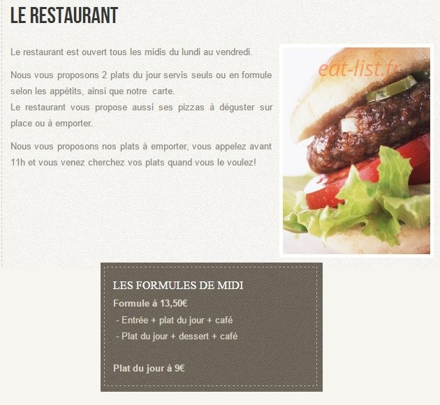 Le Pelican — carte page 1