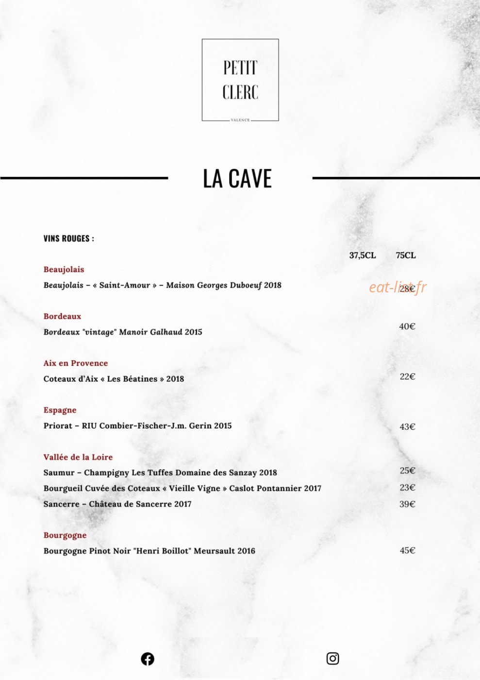 Le Petit Clerc — carte page 7