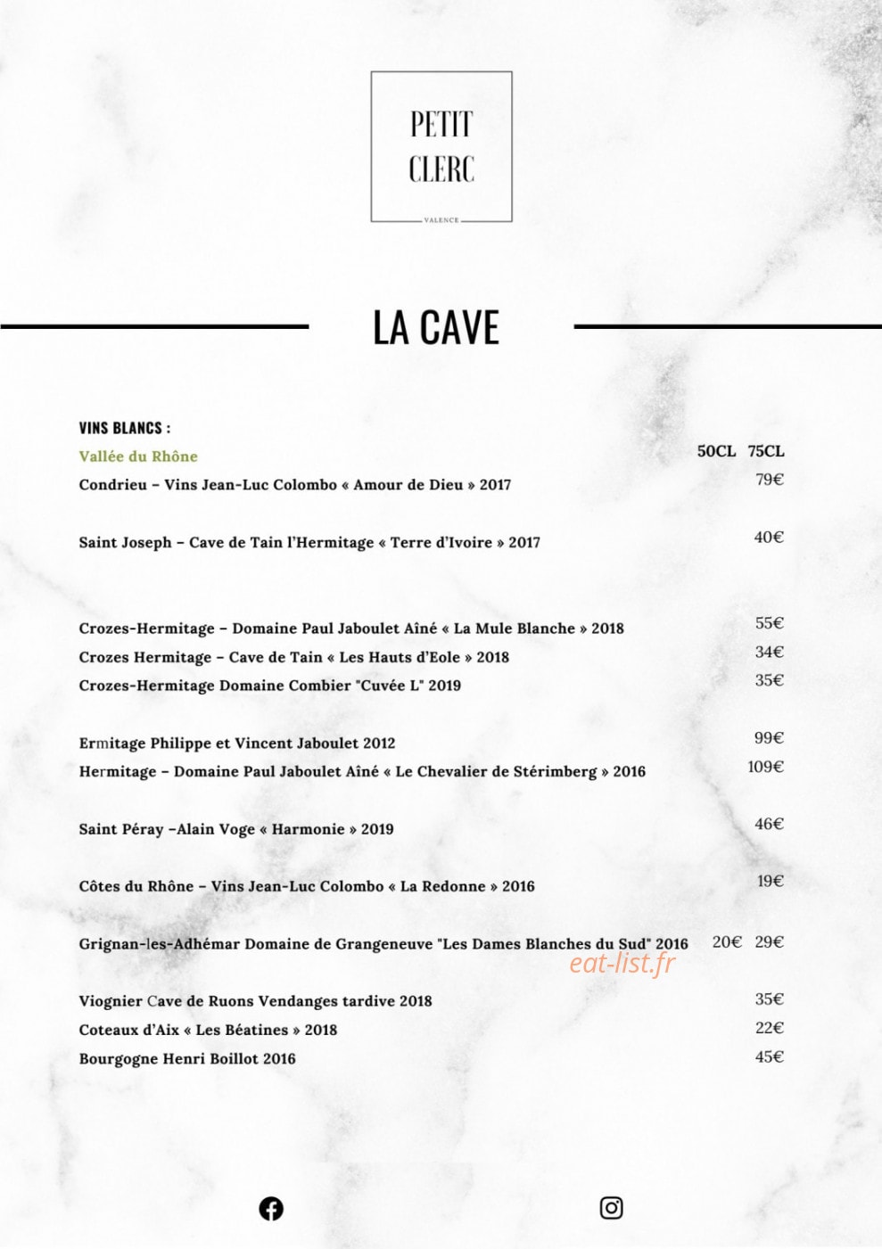 Le Petit Clerc — carte page 8