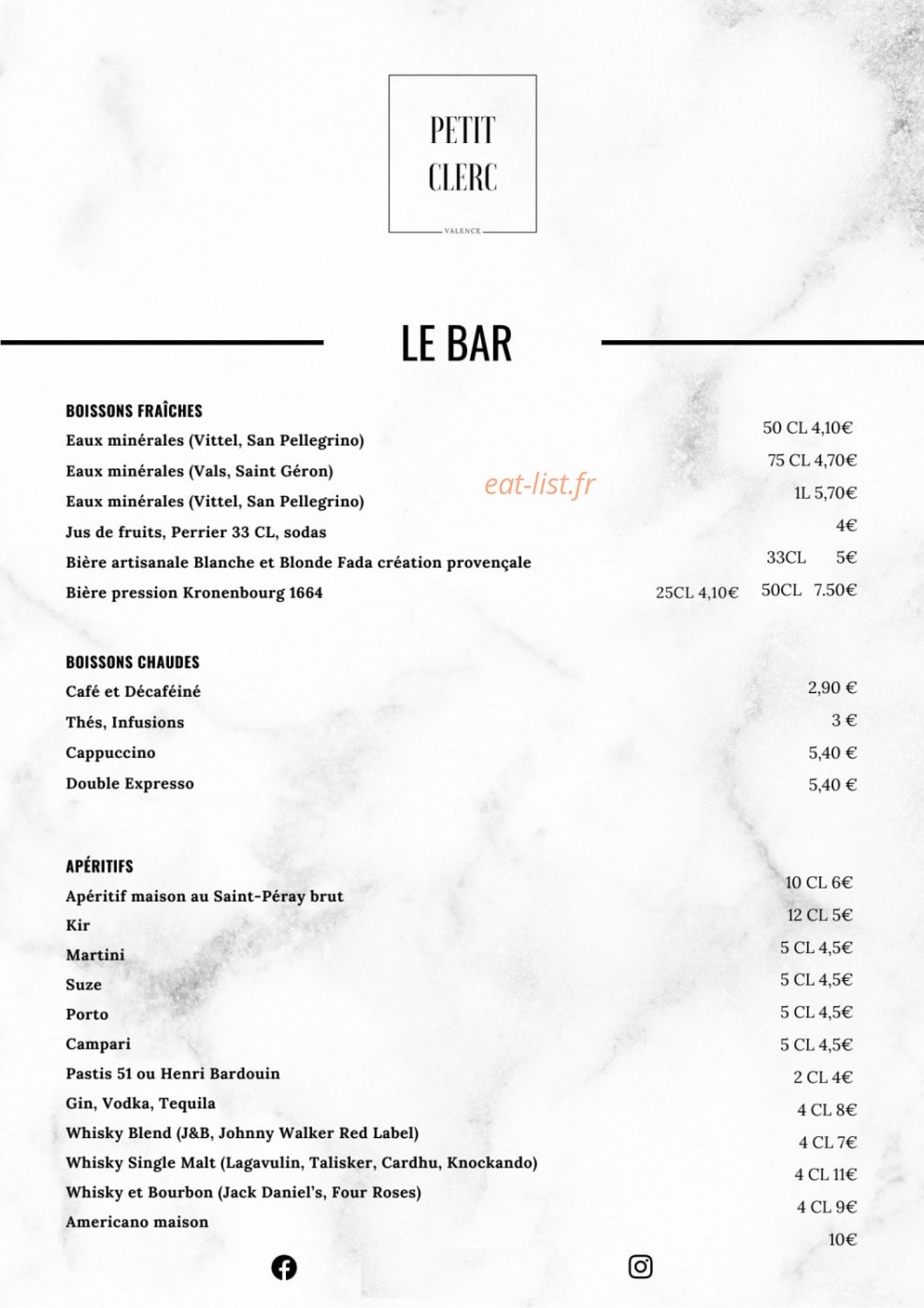 Le Petit Clerc — carte page 3