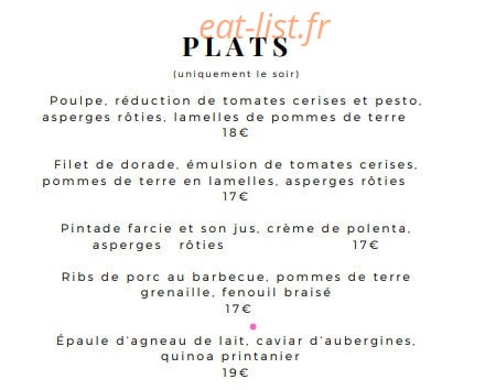 Le Petit Naples — carte page 1
