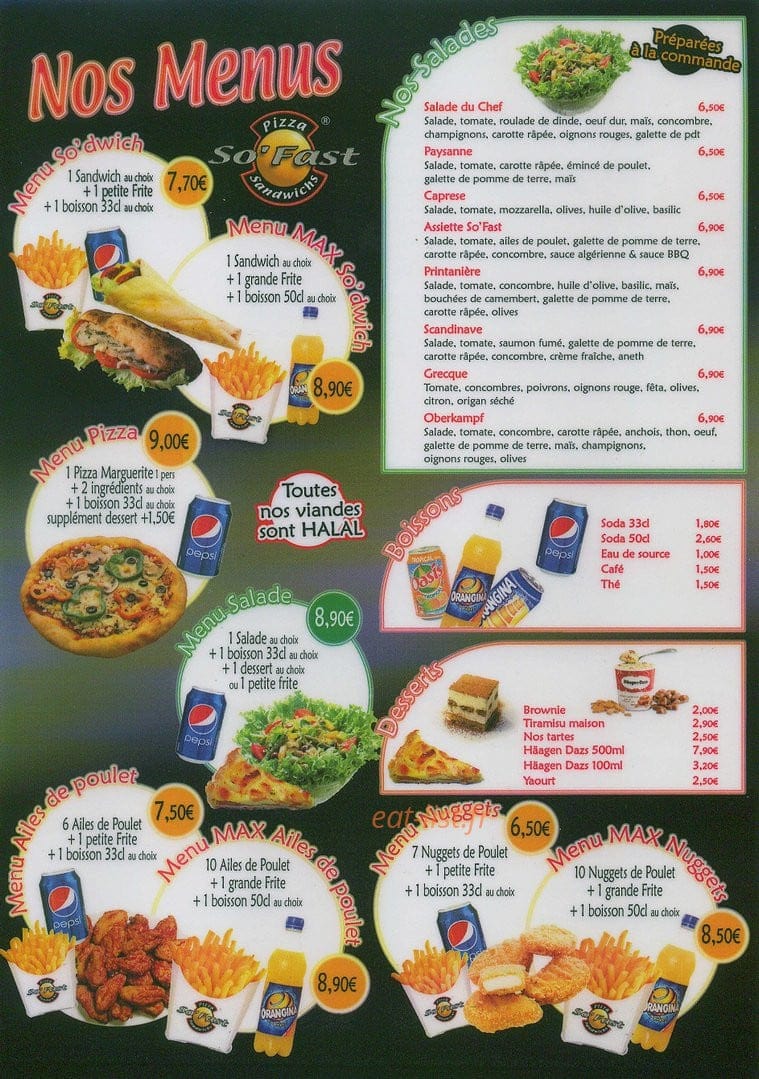 Le so fast — carte page 1