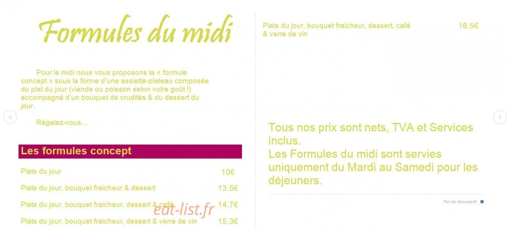 Le vert mi sel — carte page 3