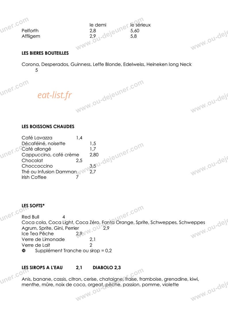 Les halles — carte page 5