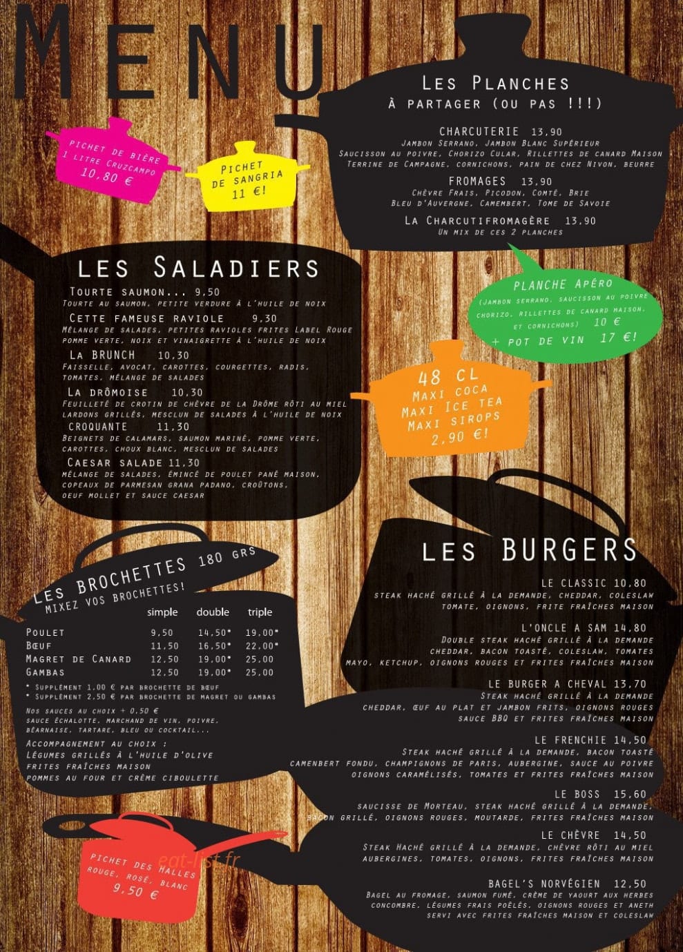 Les halles — carte page 1