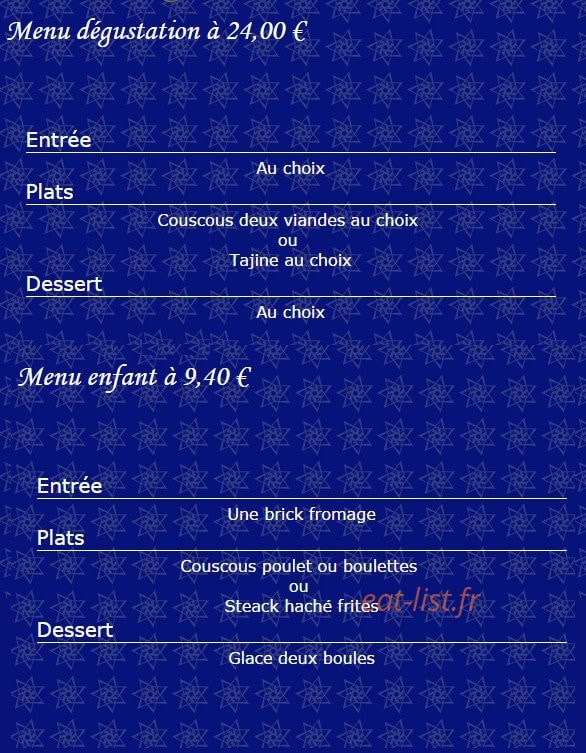 Mamounia — carte page 4
