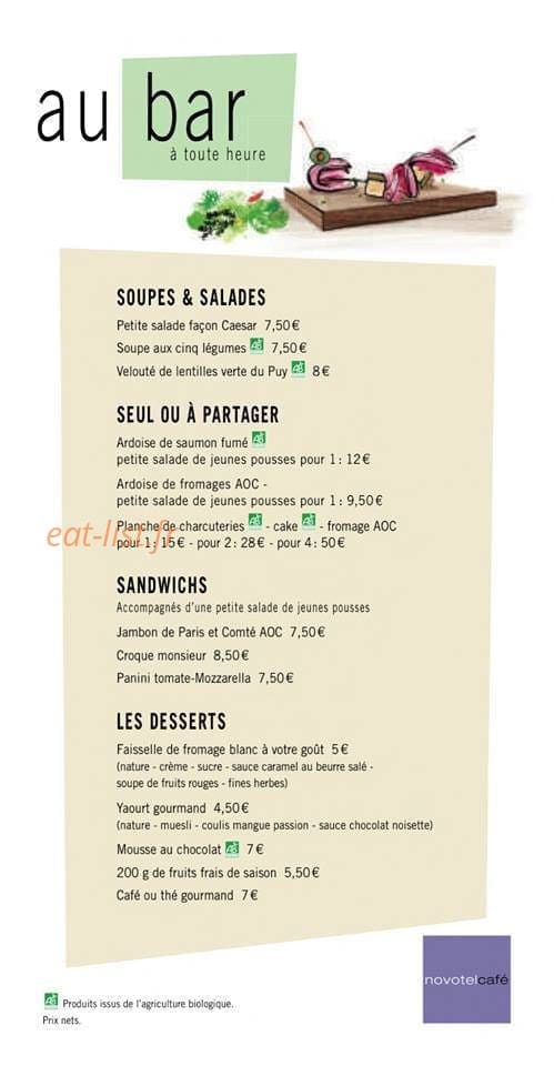 Ncafé — carte page 4