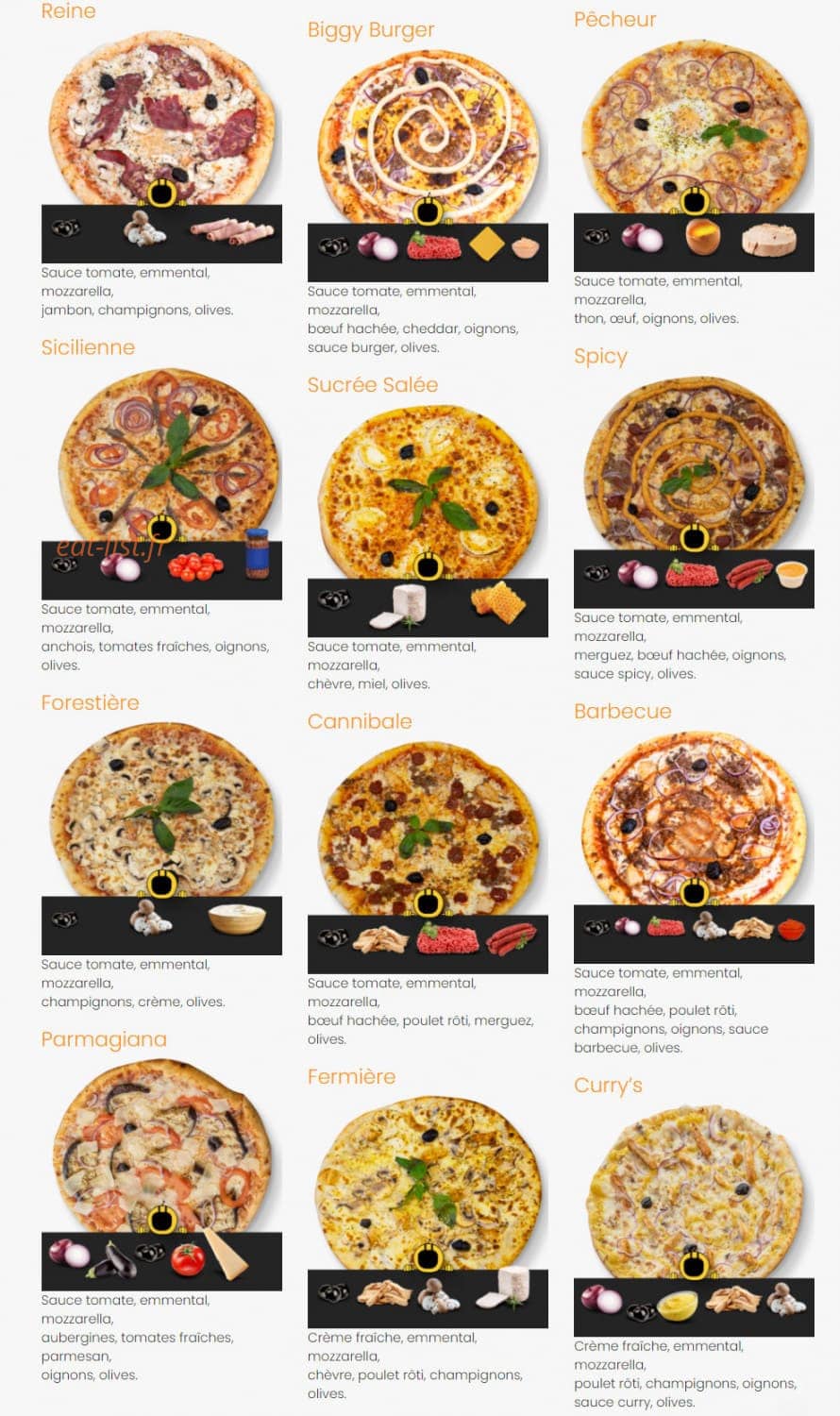 Pizza 51 — carte page 2