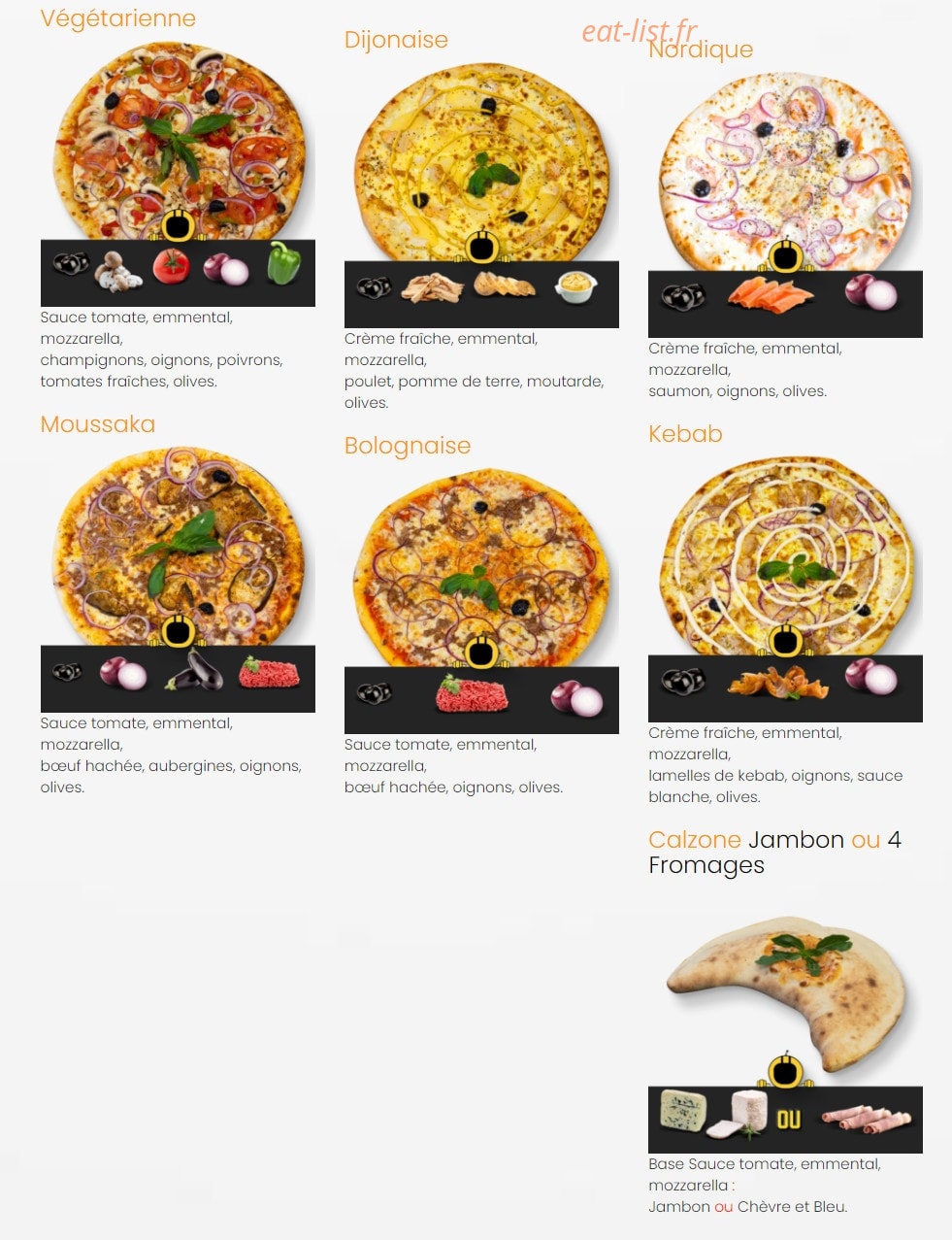 Pizza 51 — carte page 3