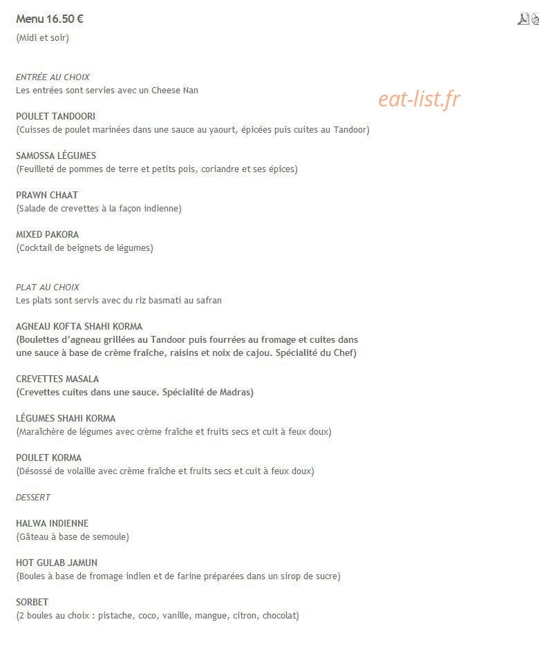 Restaurant Kathmandu — carte page 13