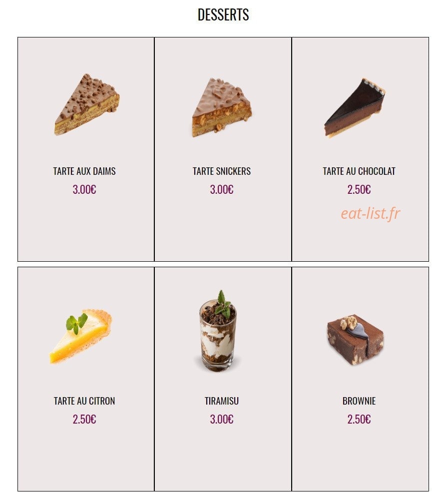 Smoky s Pizza — carte page 7