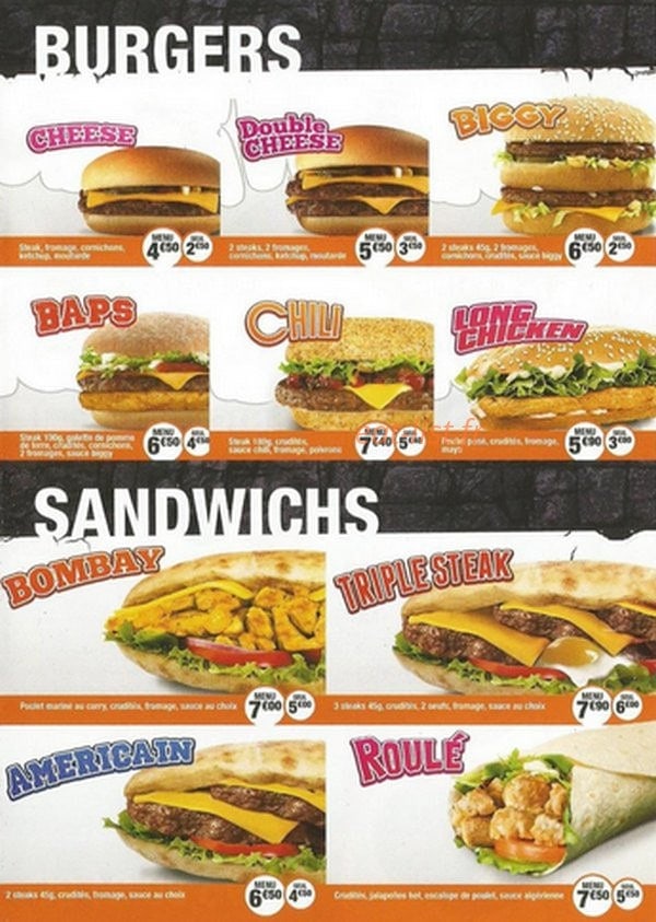 Tacos & Co — carte page 3