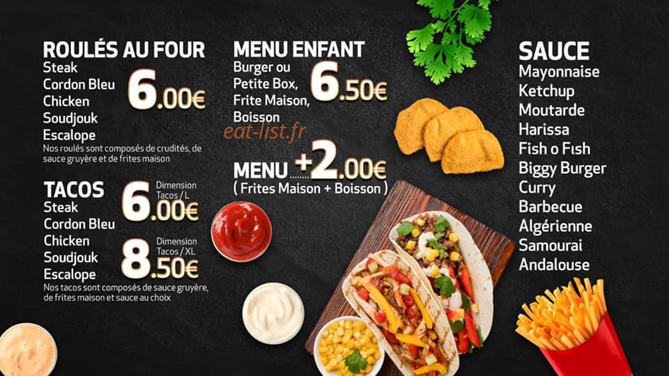 Burger's Pise — carte page 4