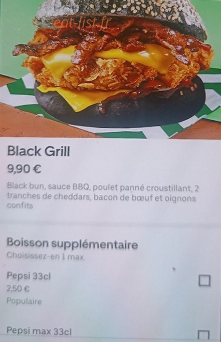 Joys Tacos — carte page 1