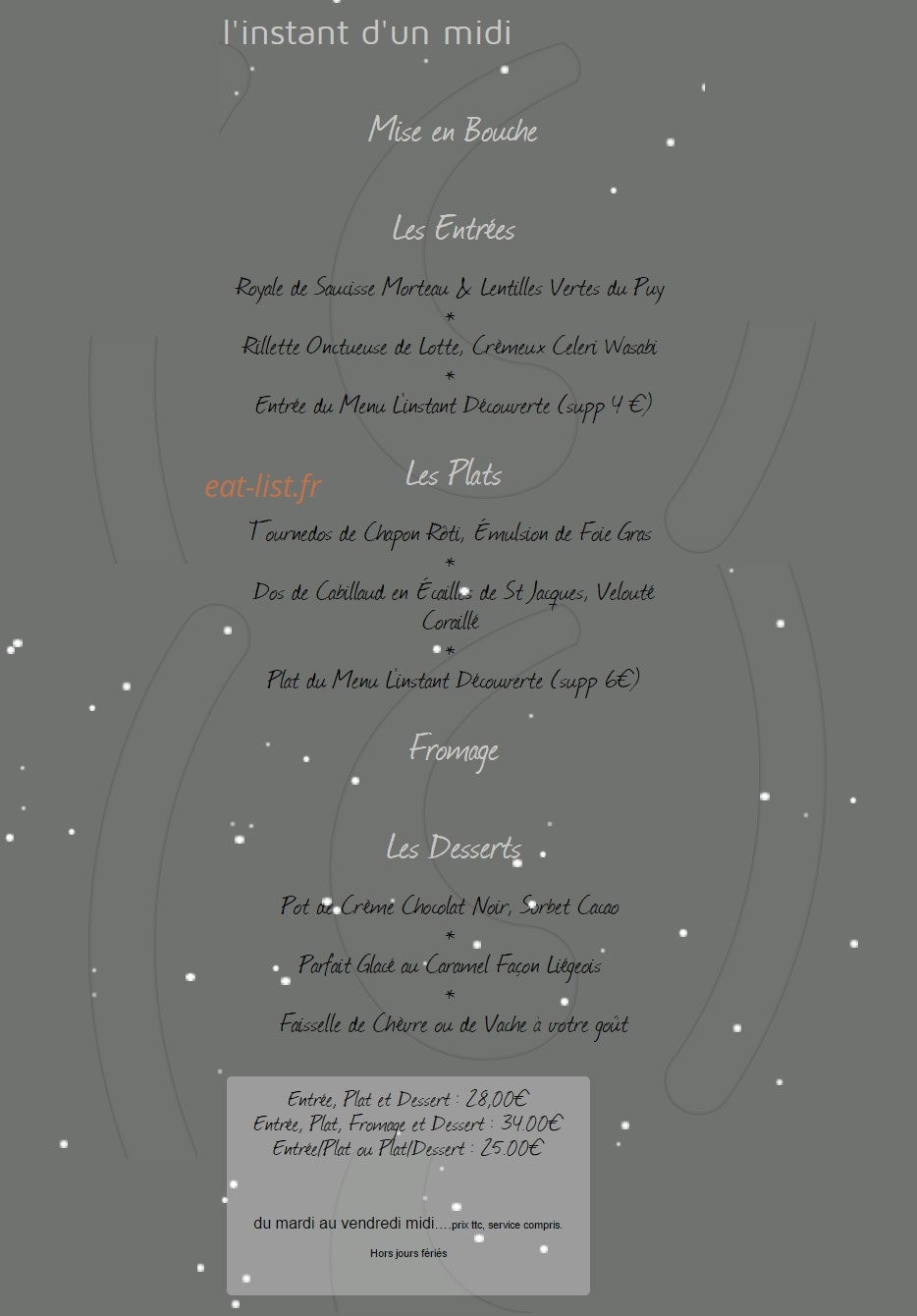 L'Instant — carte page 1