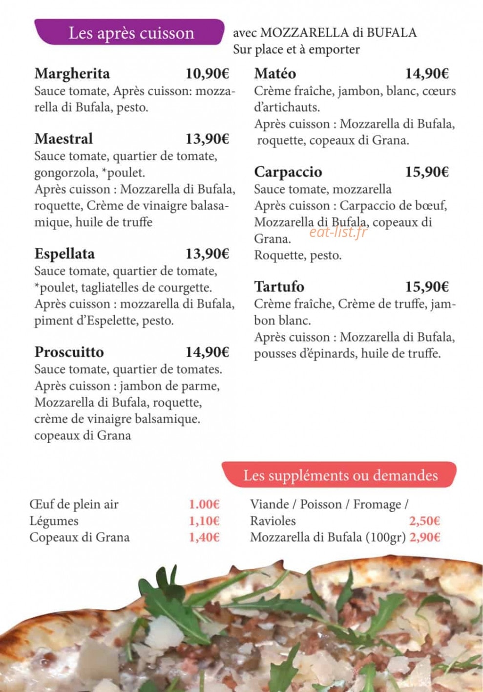 La Piazza — carte page 5