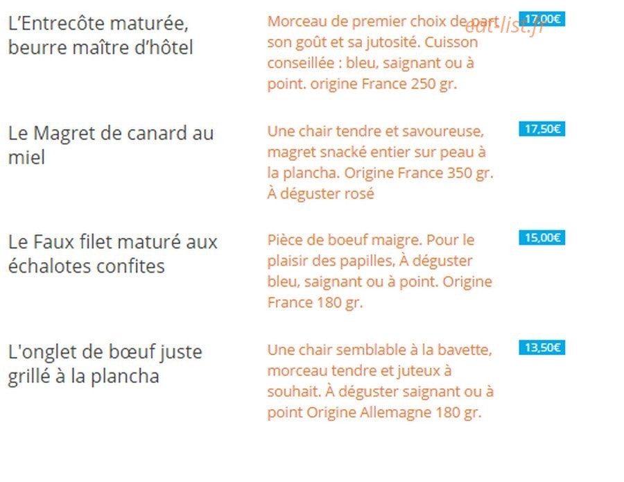 La Terrasse d'Ernest — carte page 3