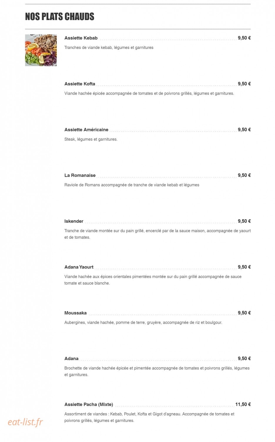 Le Pacha — carte page 3