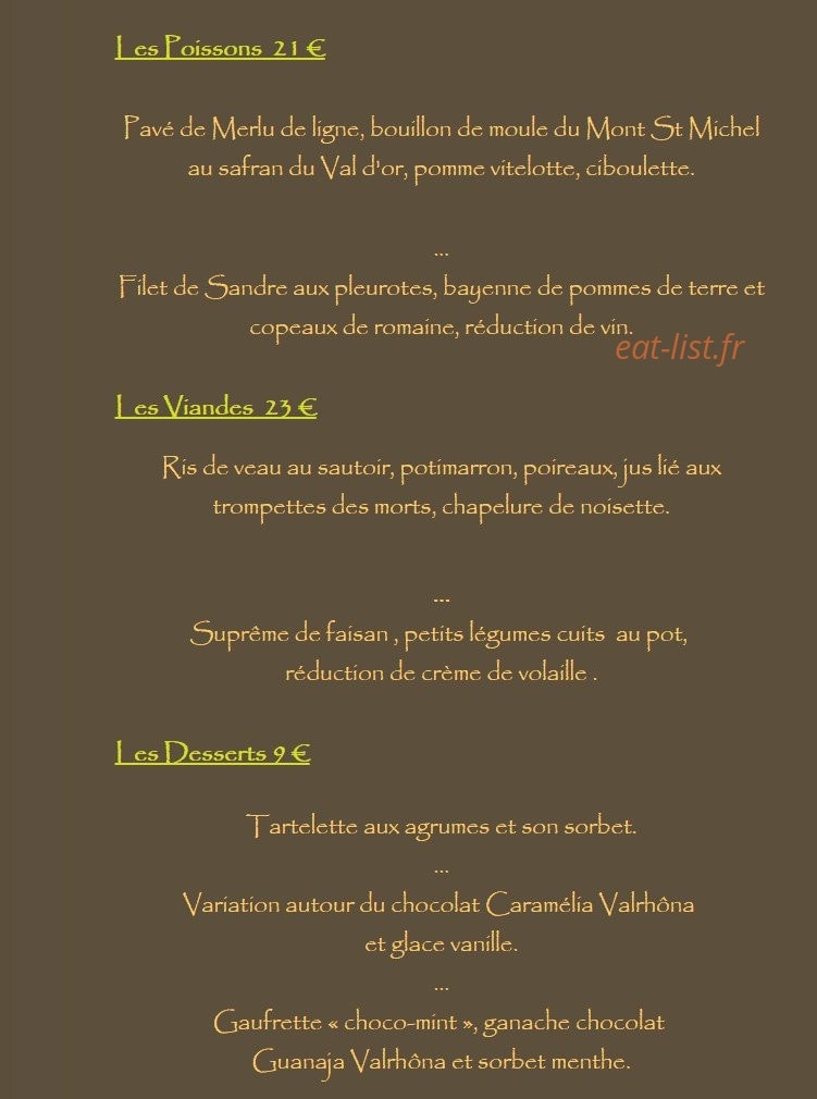 Nature Gourmande — carte page 2