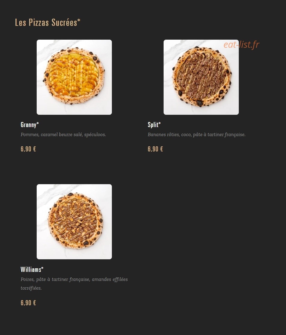 Pizza Cosy — carte page 6