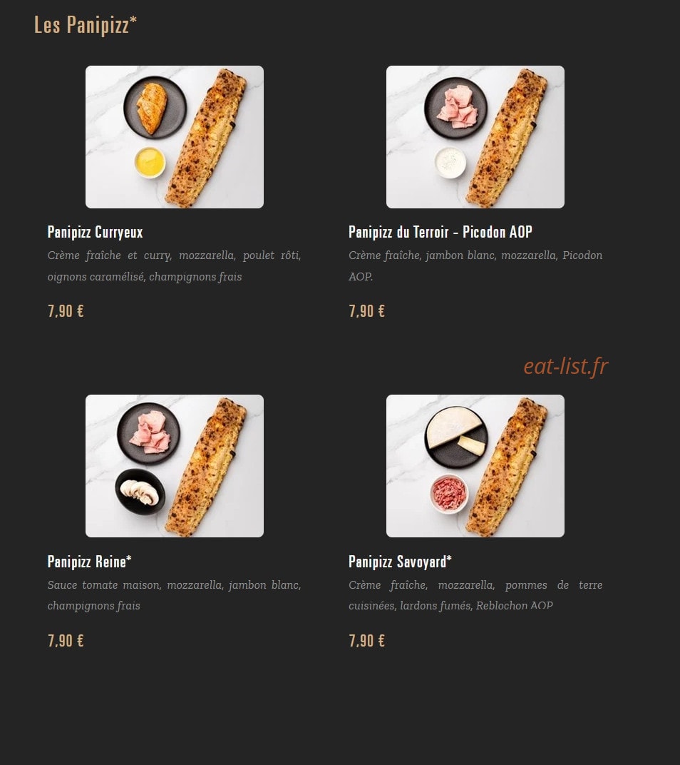Pizza Cosy — carte page 4
