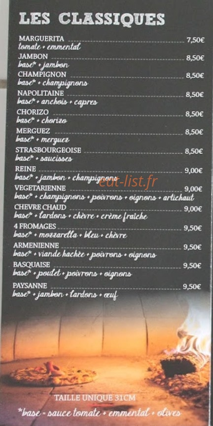 Pizzas Des Ors — carte page 2