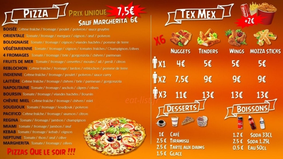 Tacos de Jacquemart — carte page 2
