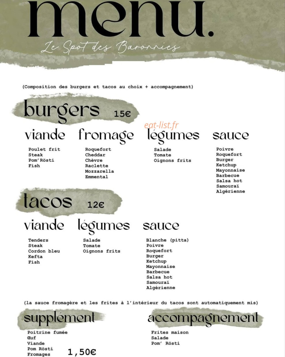 Le Spot des Baronnies — carte page 1