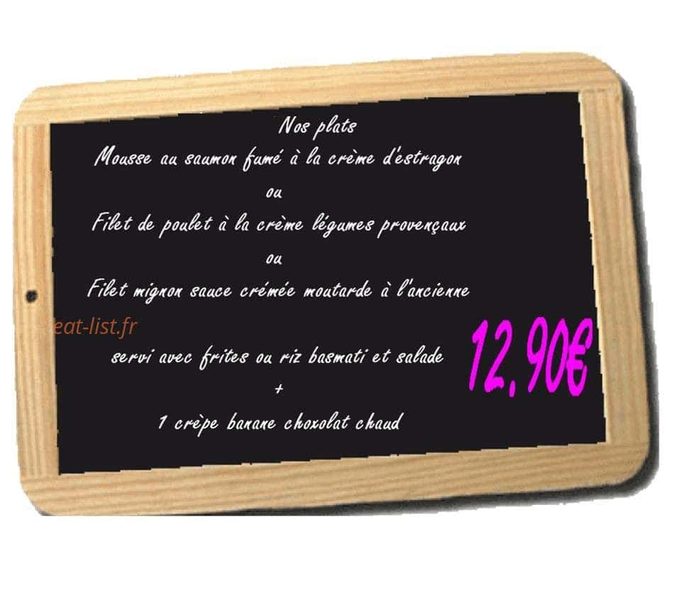 La crêpe au Sud — carte page 1