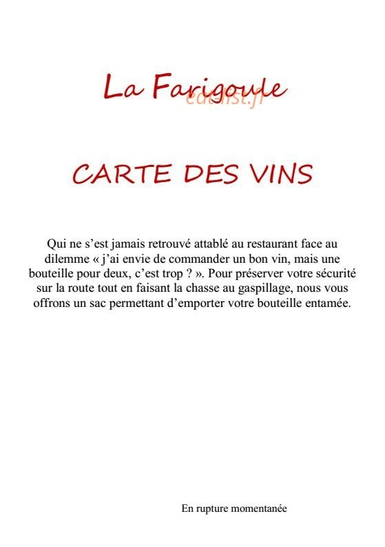 La Farigoule — carte page 3