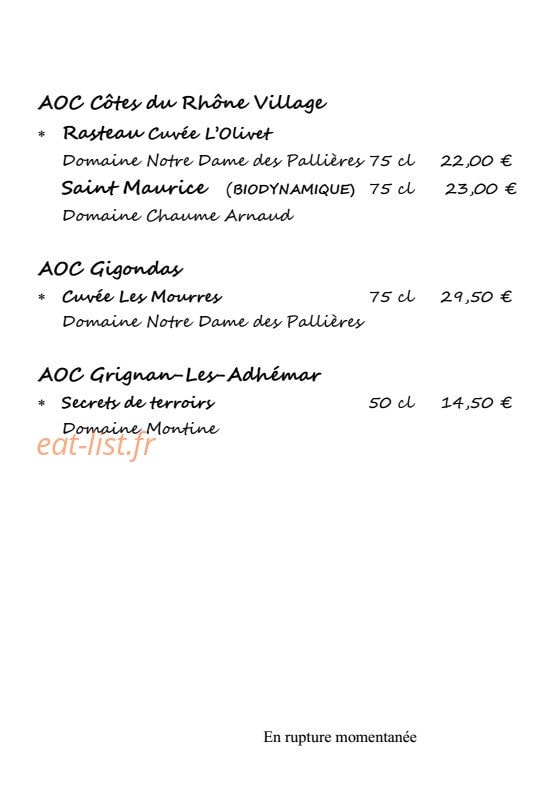 La Farigoule — carte page 5