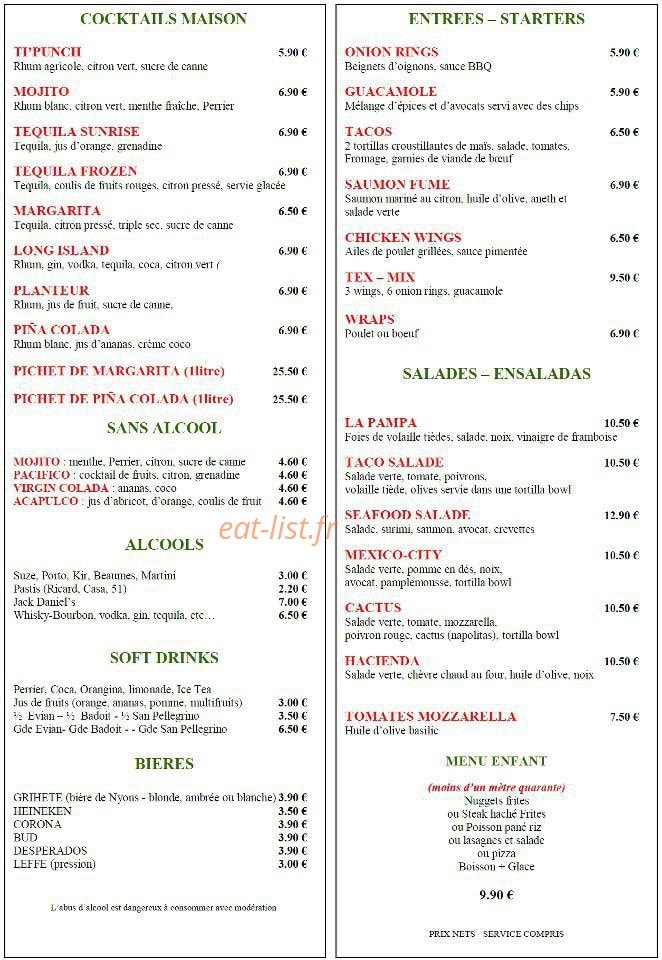 Le tex — carte page 2