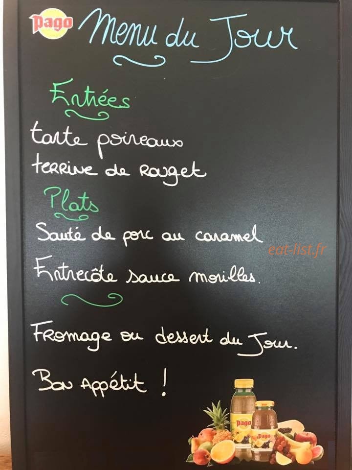 L' Orangé De Provence — carte page 2