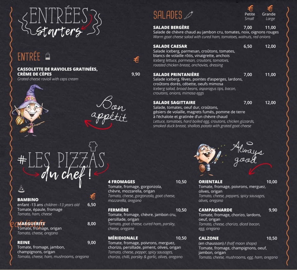 Le Sagittaire — carte page 1