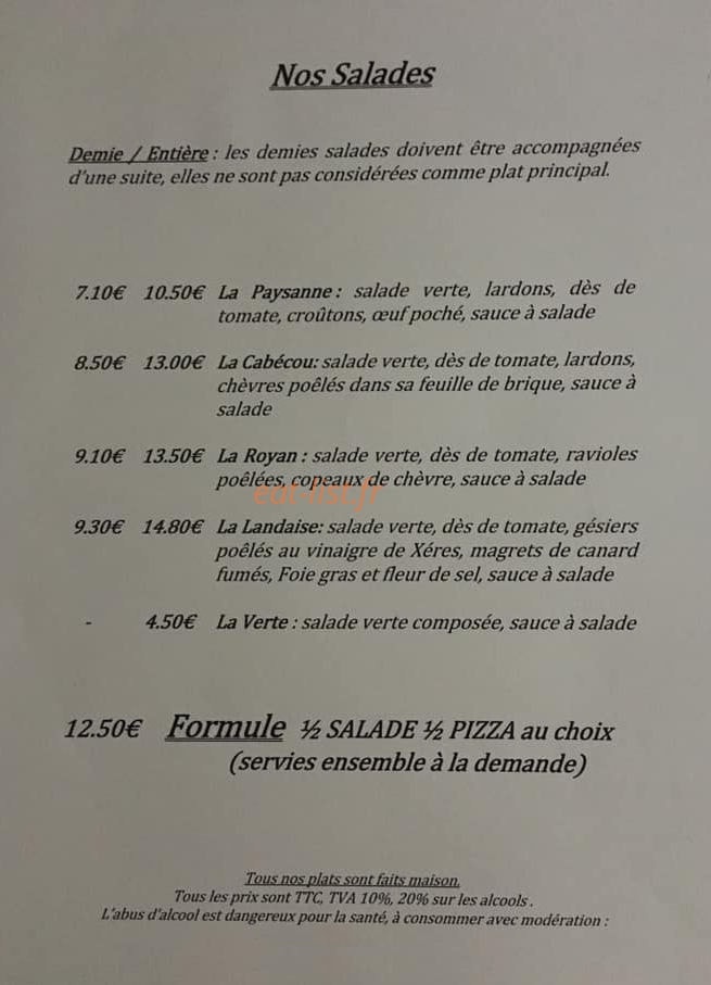 La Petite Loupiote — carte page 3