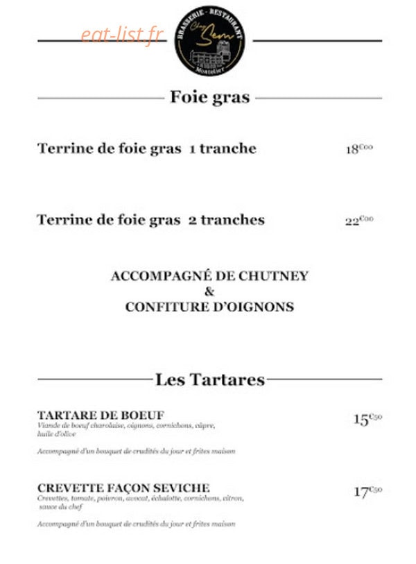 Chez Sem — carte page 3