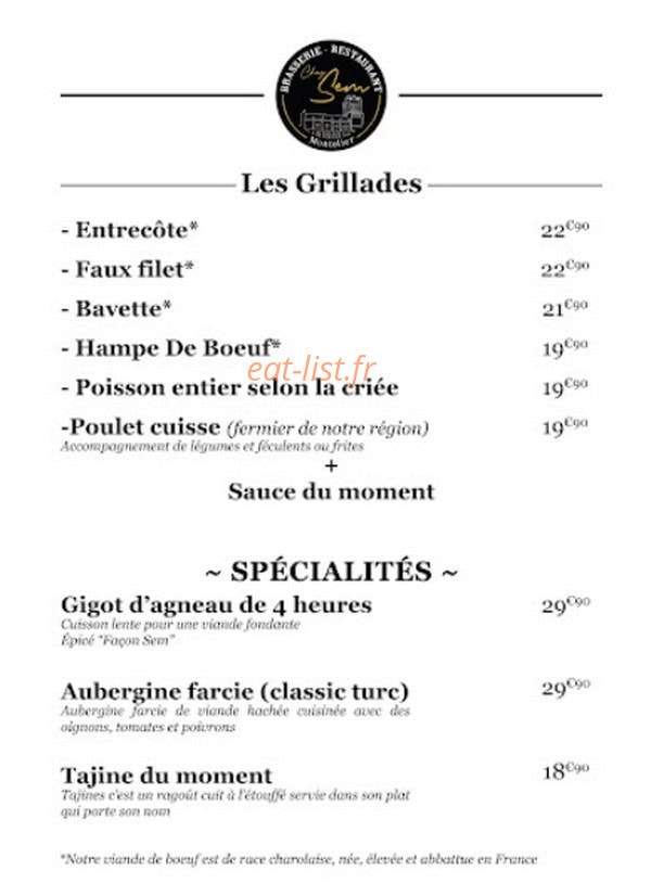 Chez Sem — carte page 2