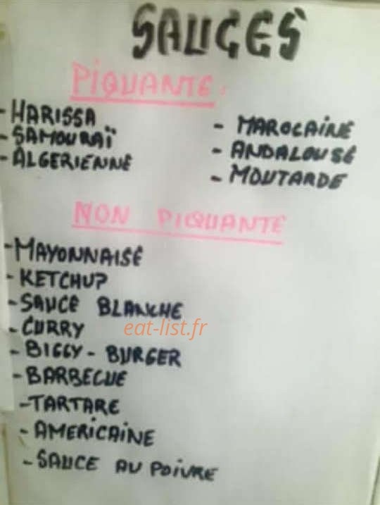 Kebab des petits champs — carte page 3