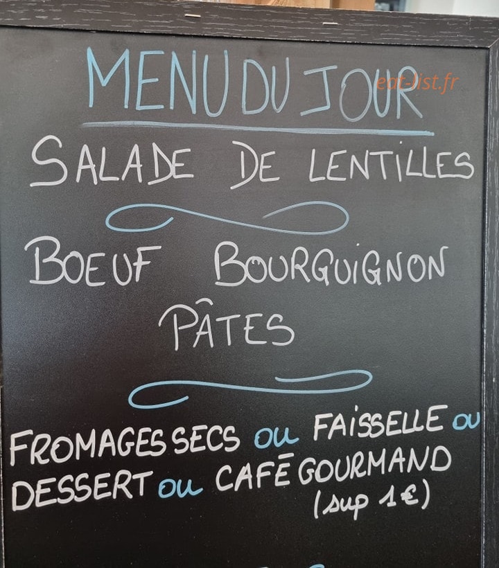 L'Épicerie — carte page 1