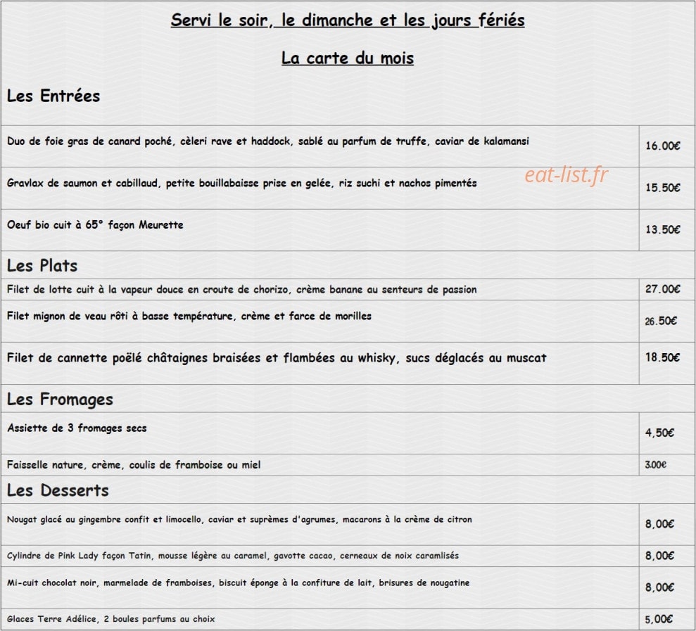 La Cle de Sol à Montelier, carte-menu et photos La Cle de Sol à Montelier, carte-menu et photos