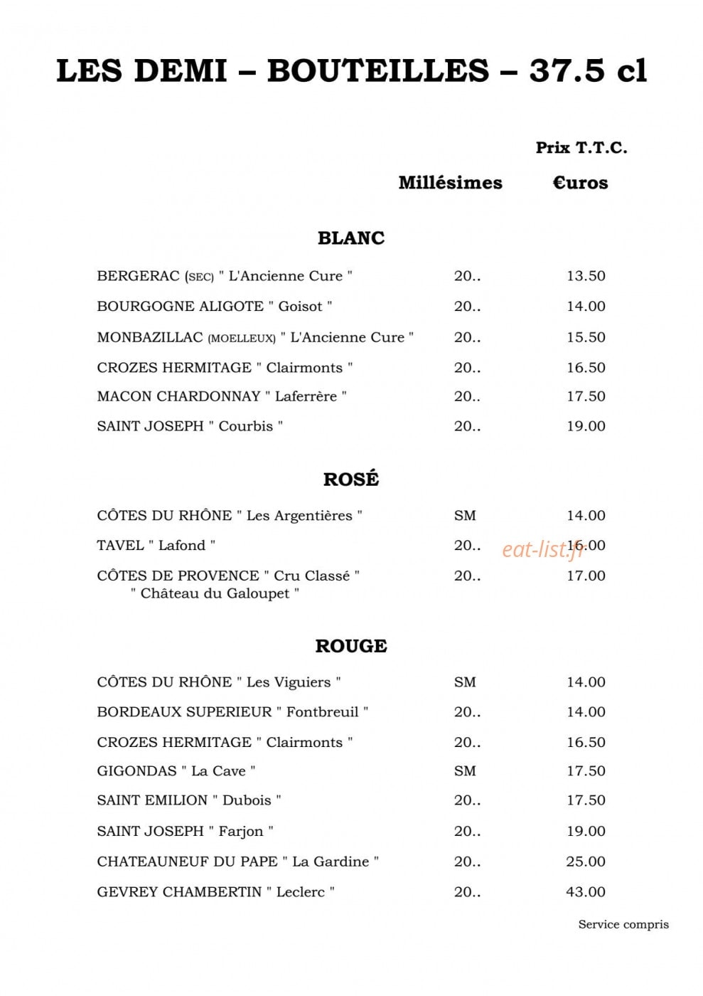 La Martinière — carte page 8