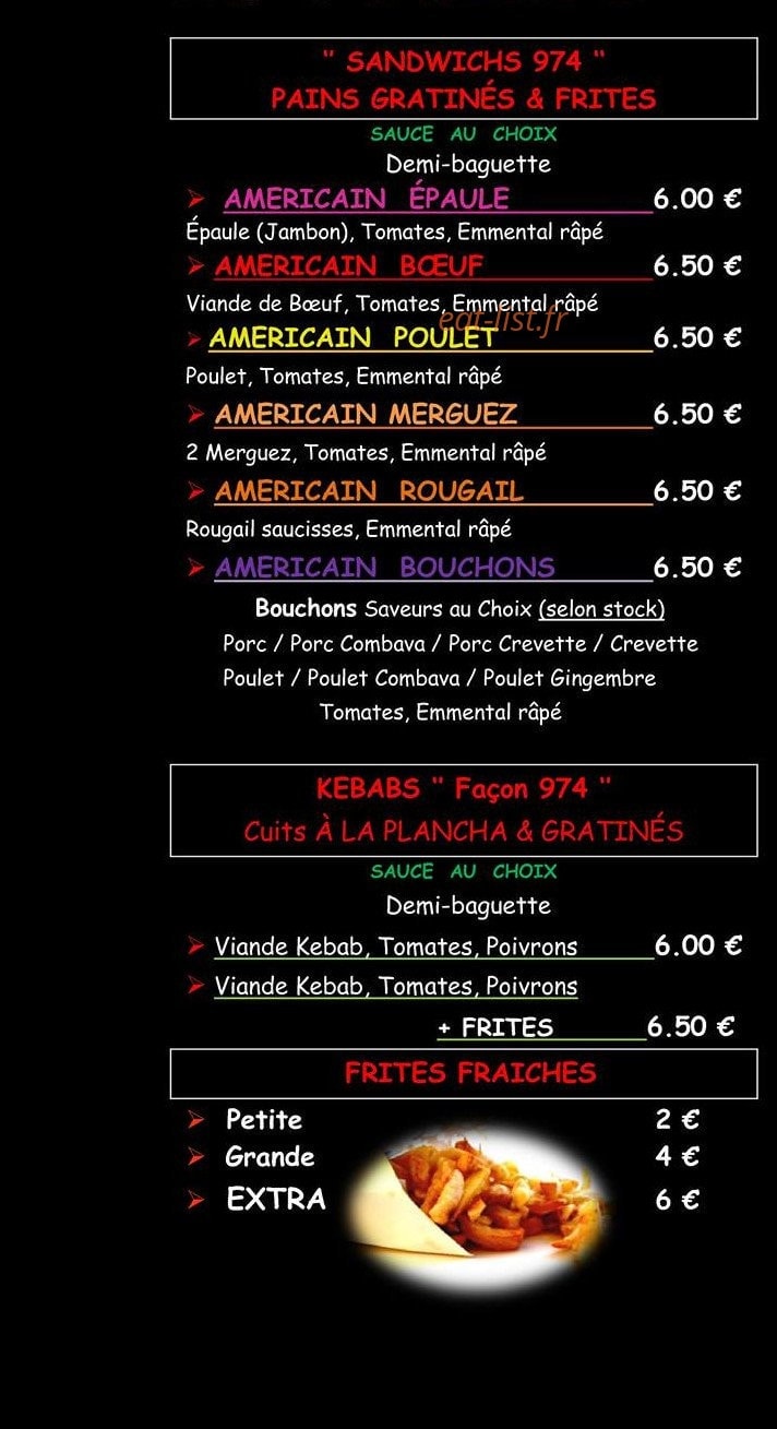Chtisbouchons Ti' Snack — carte page 6