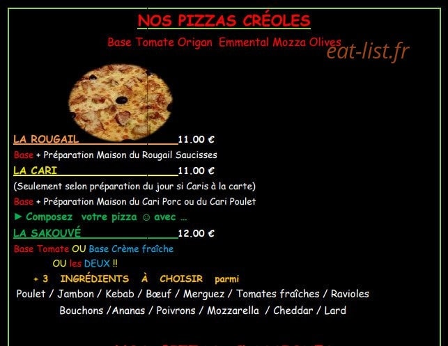 Chtisbouchons Ti' Snack — carte page 8