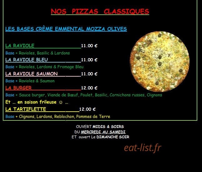 Chtisbouchons Ti' Snack — carte page 9